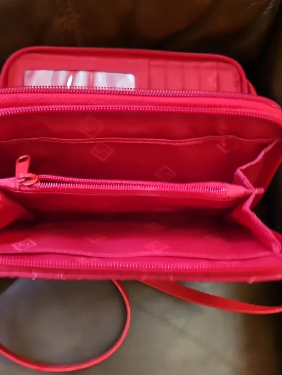 Vera Bradley Performance Twill RFID Little Hipster - Red - Picture 6 of 10